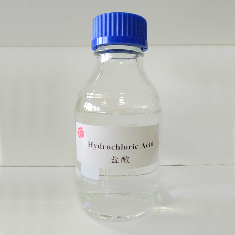 Ácido clorhídrico de corrosividad transparente para limpieza